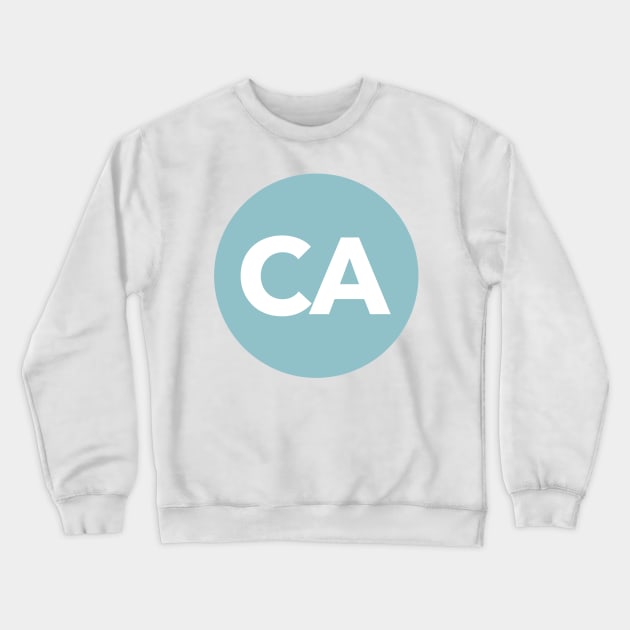 CALIFORNIA Crewneck Sweatshirt by weloveart